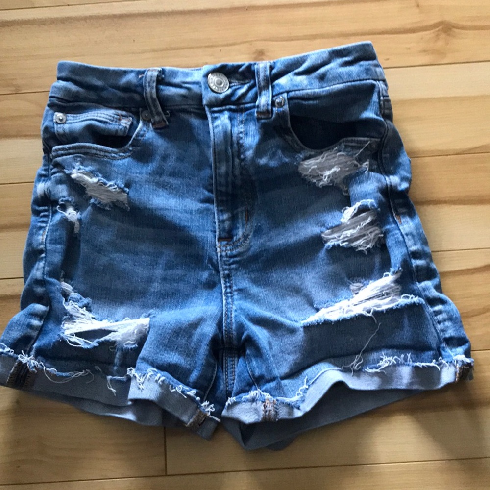 American eagle next level stretch jean shorts
